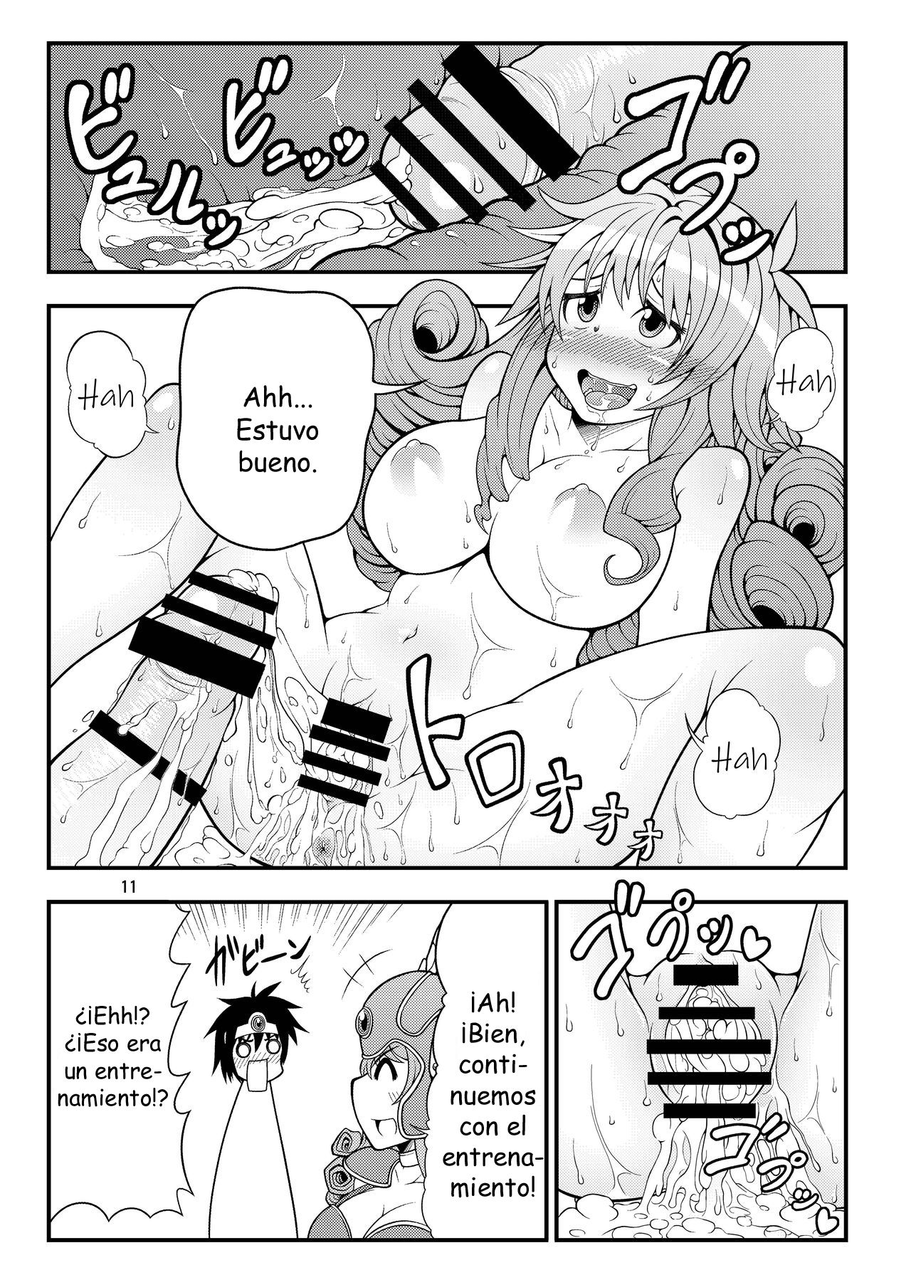 Inran! Onna Senshi-san | Nasty Female Warrior page 10 full