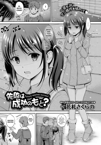 Shippai wa Seikou no Moto? | Failure teaches success? cover