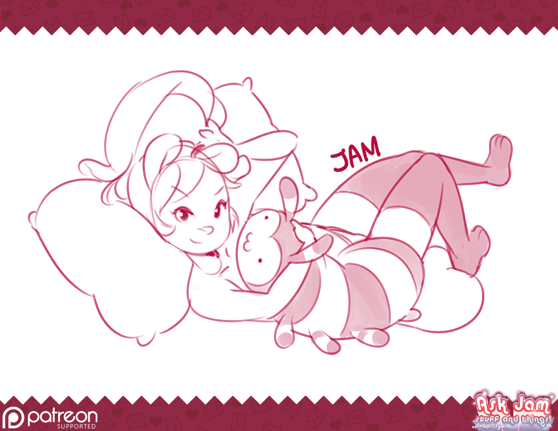 Ask Jam Patreon Sketchpacks page 1 full