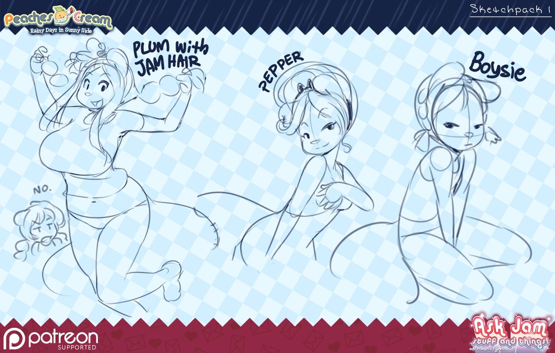 Ask Jam Patreon Sketchpacks page 3 full