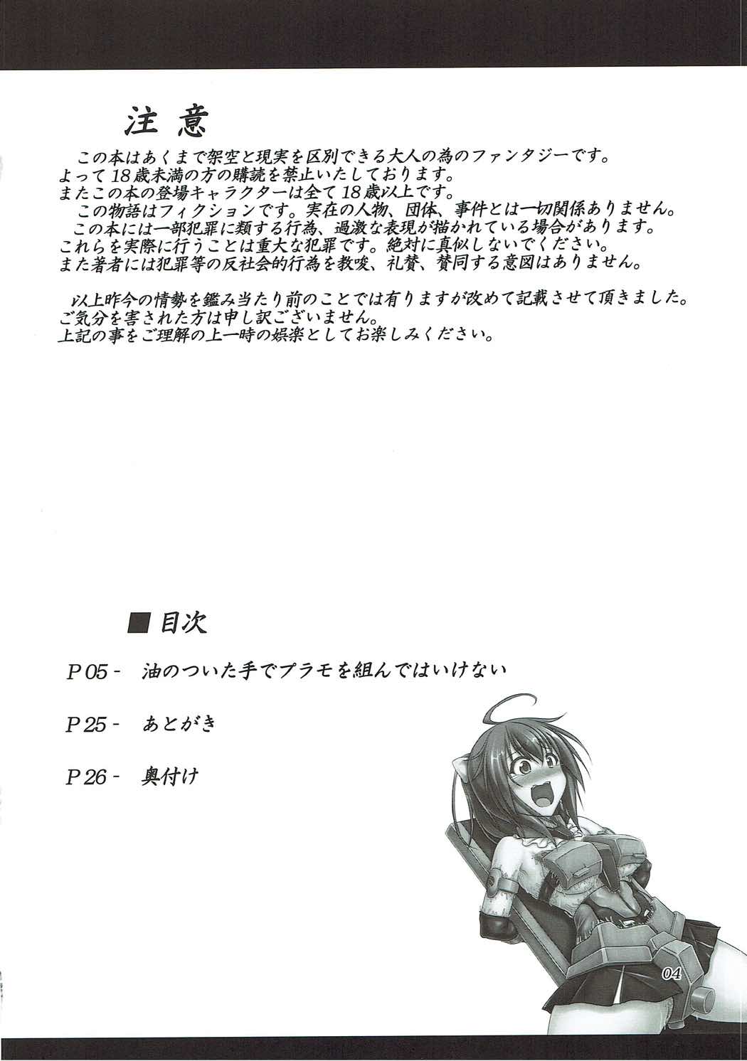 油のついた手でプラモを組んではいけない page 3 full