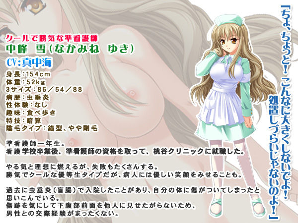 Tsurutsuru Nurse ''Hazukashii... Konna no Dare ni mo Miserarenai...'' page 3 full
