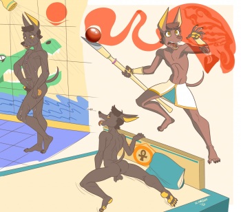 Egyptian Femboi Gods by Korak Sinatra cover