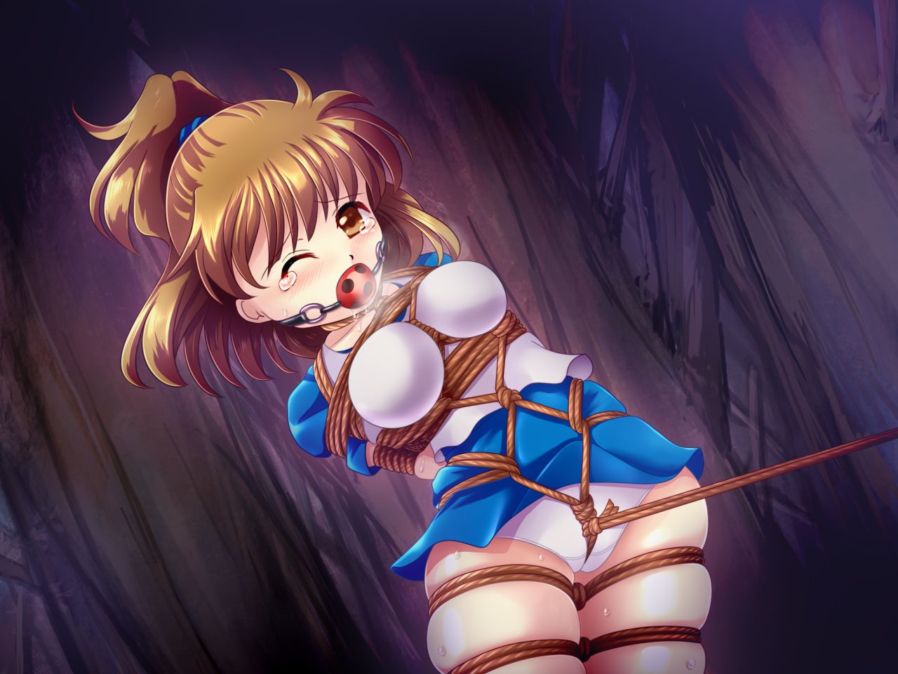 Kousoku to Kyousei Zecchou no Oudou Ryona RPG no Koukeisaku "Shinen no Mori RPG 2" page 9 full
