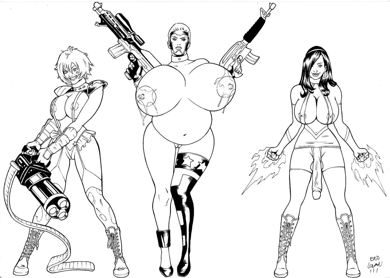 Pin-Ups &amp; Superheroines page 5 full