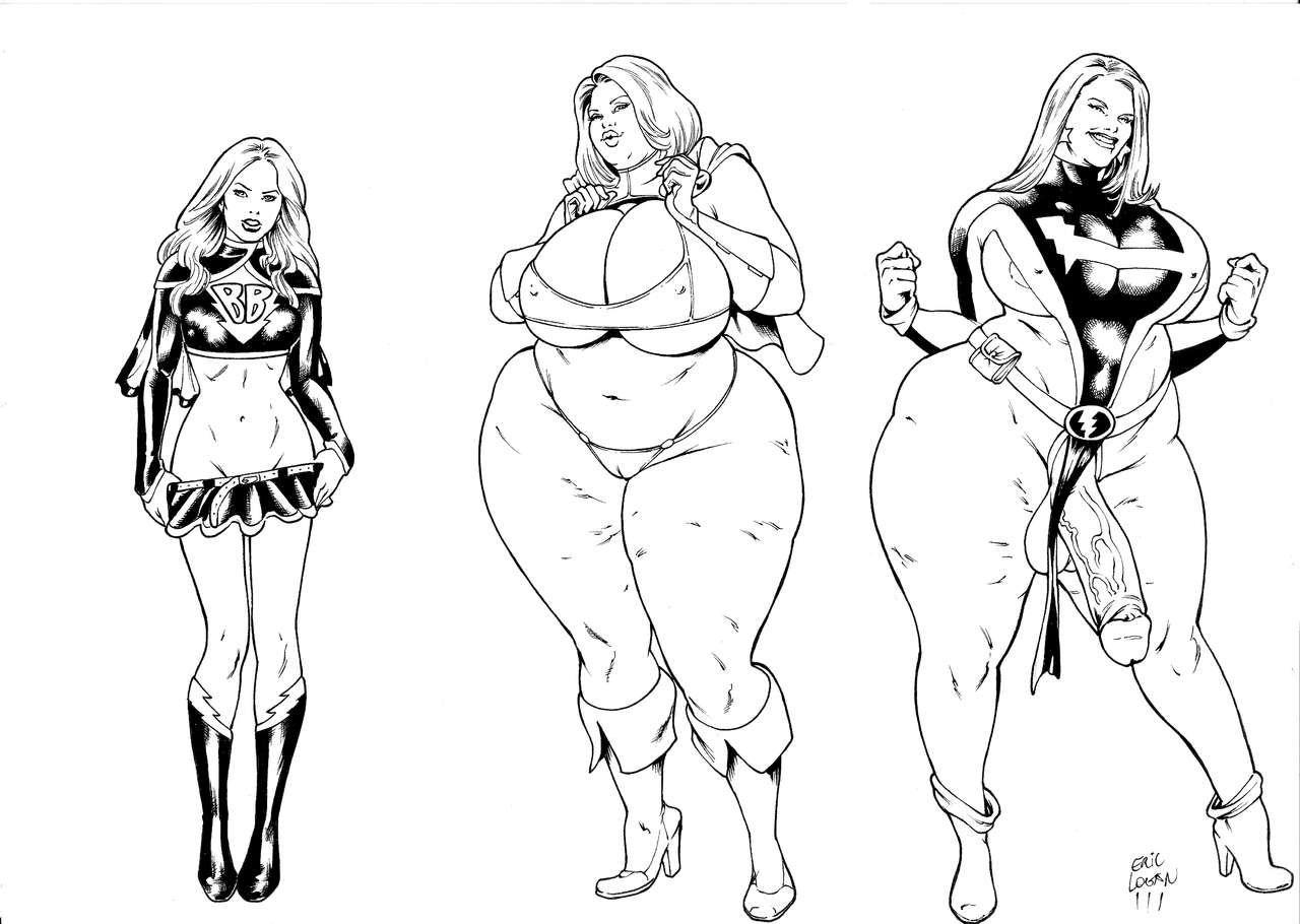 Pin-Ups &amp; Superheroines page 7 full