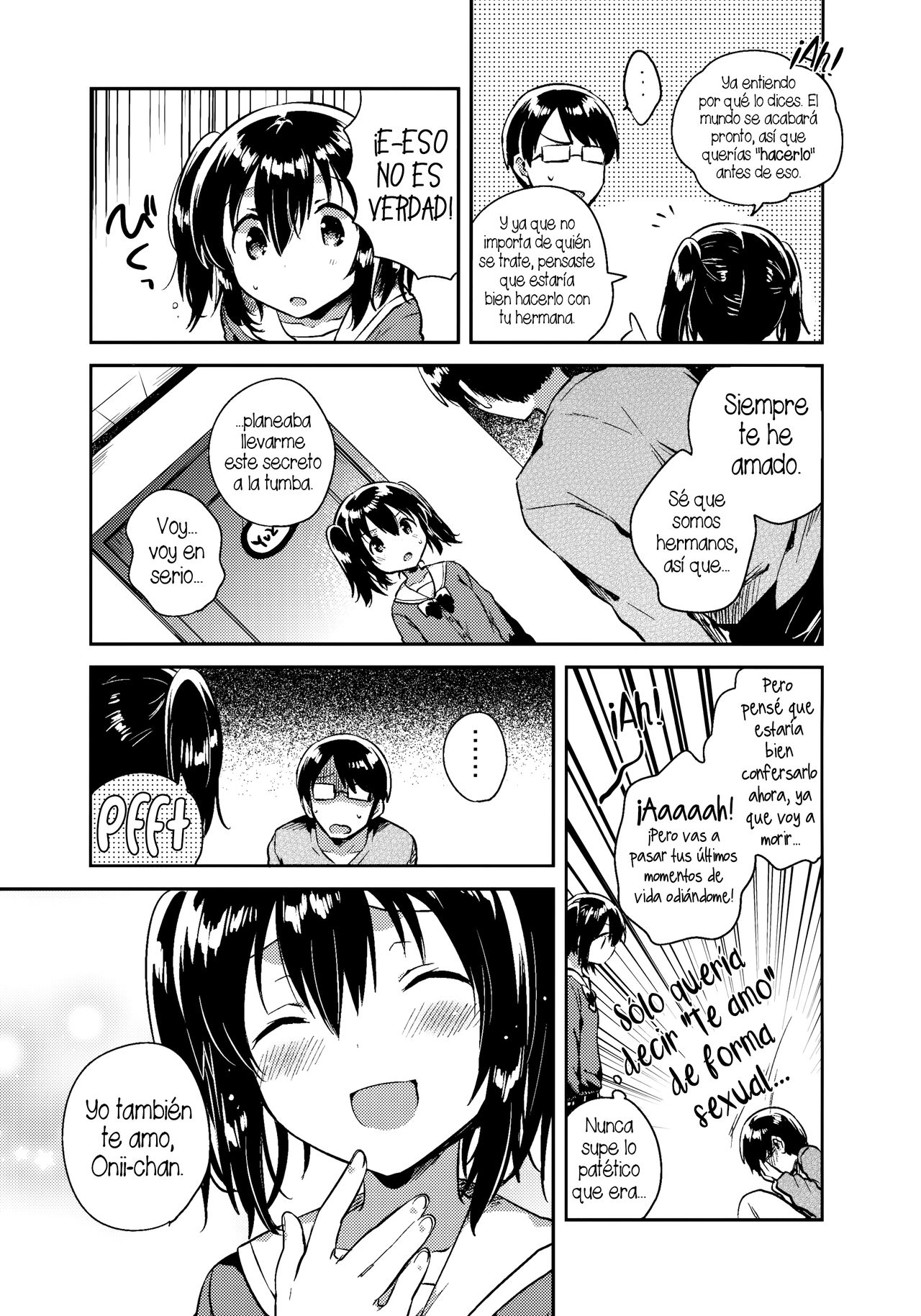 Sekai ga Metsubou Suru node Imouto to Sex Suru | El mundo se acaba, así que voy a tener sexo con mi hermana menor page 8 full