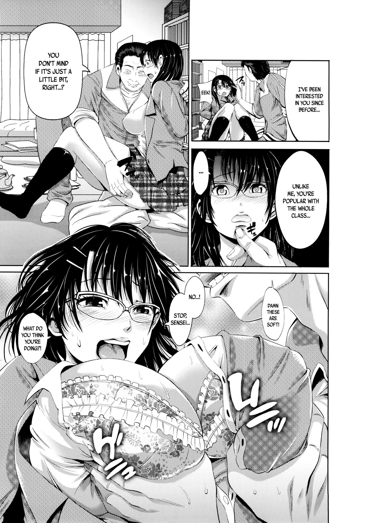 Yuutousei no Yoshida-san wa Sensei ni Kankin Sarete Nikubenki ni Narimashita. | Yoshida-San the Honor Student Gets Held Captive and Turned into a Cumdumpster by Sensei page 5 full