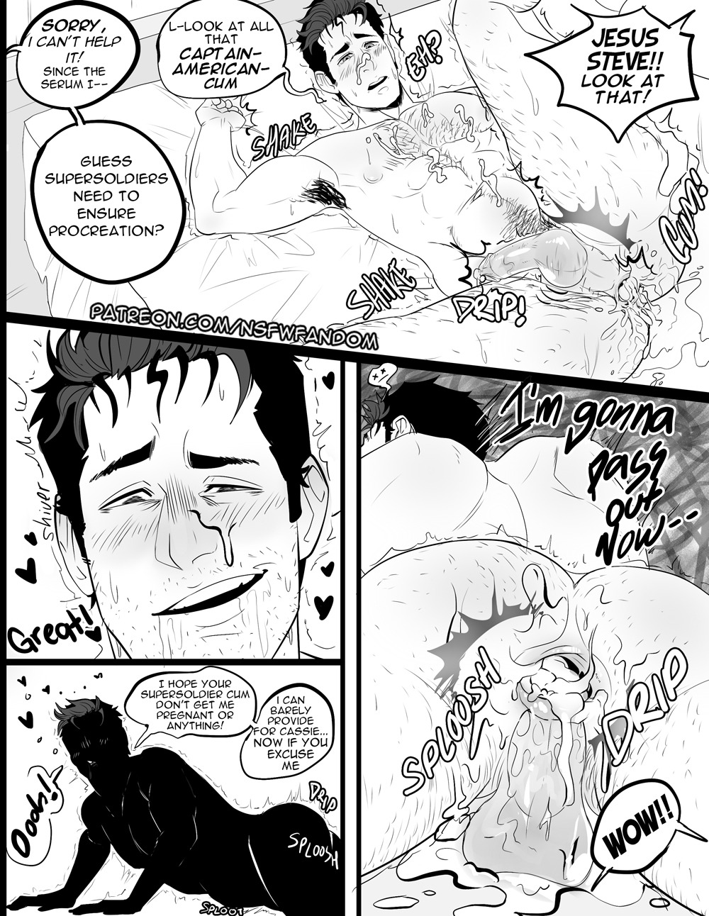 Antman, Cap, and Falcon Threesome page 10 full
