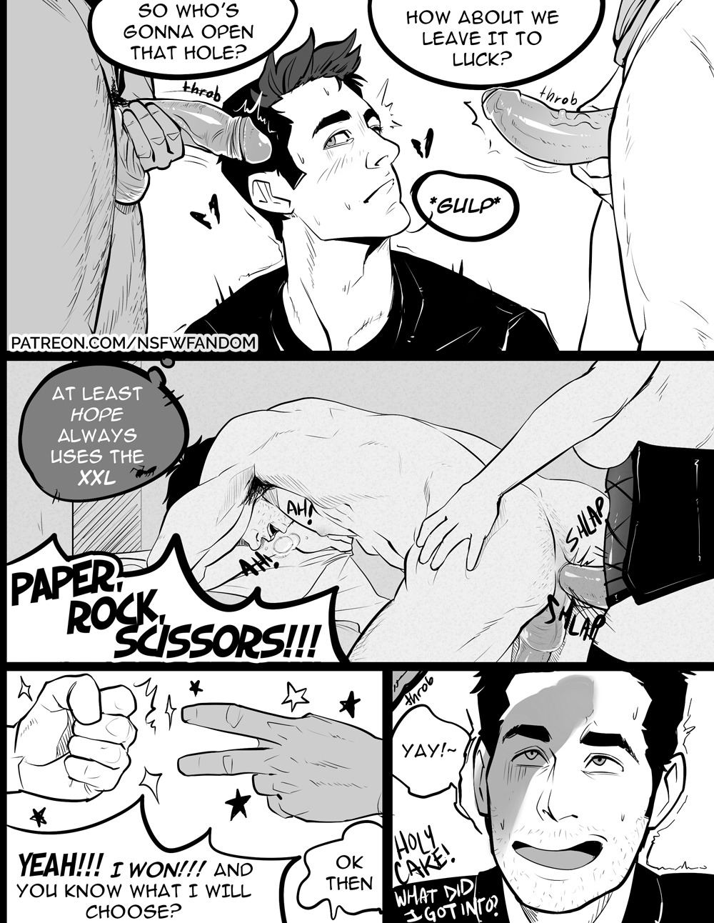 Antman, Cap, and Falcon Threesome page 4 full