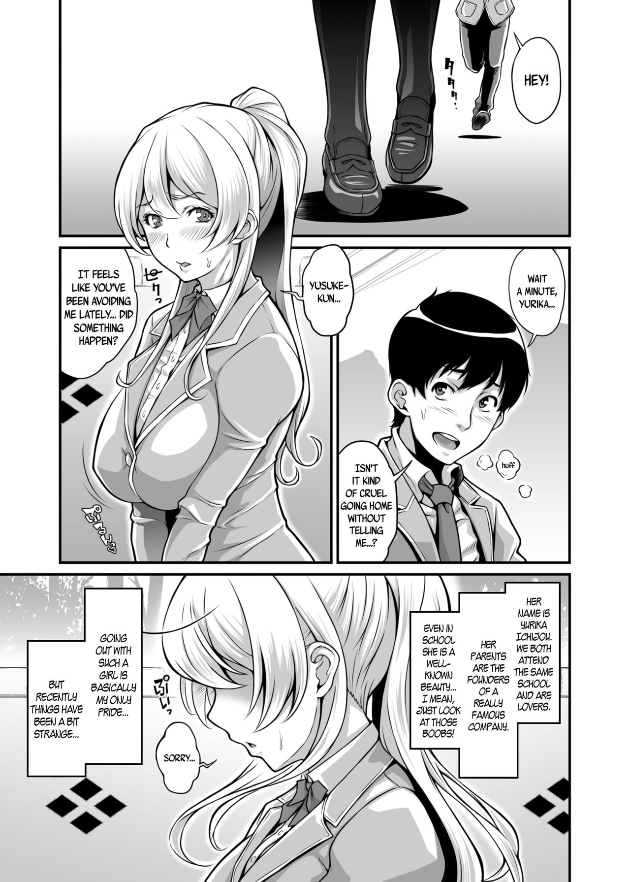 Daraku Reijou Hakoiri Ojou-sama Netorare Choukyou Kiroku | The NTR Diaries of a Sheltered Young Ojou-Sama page 2 full