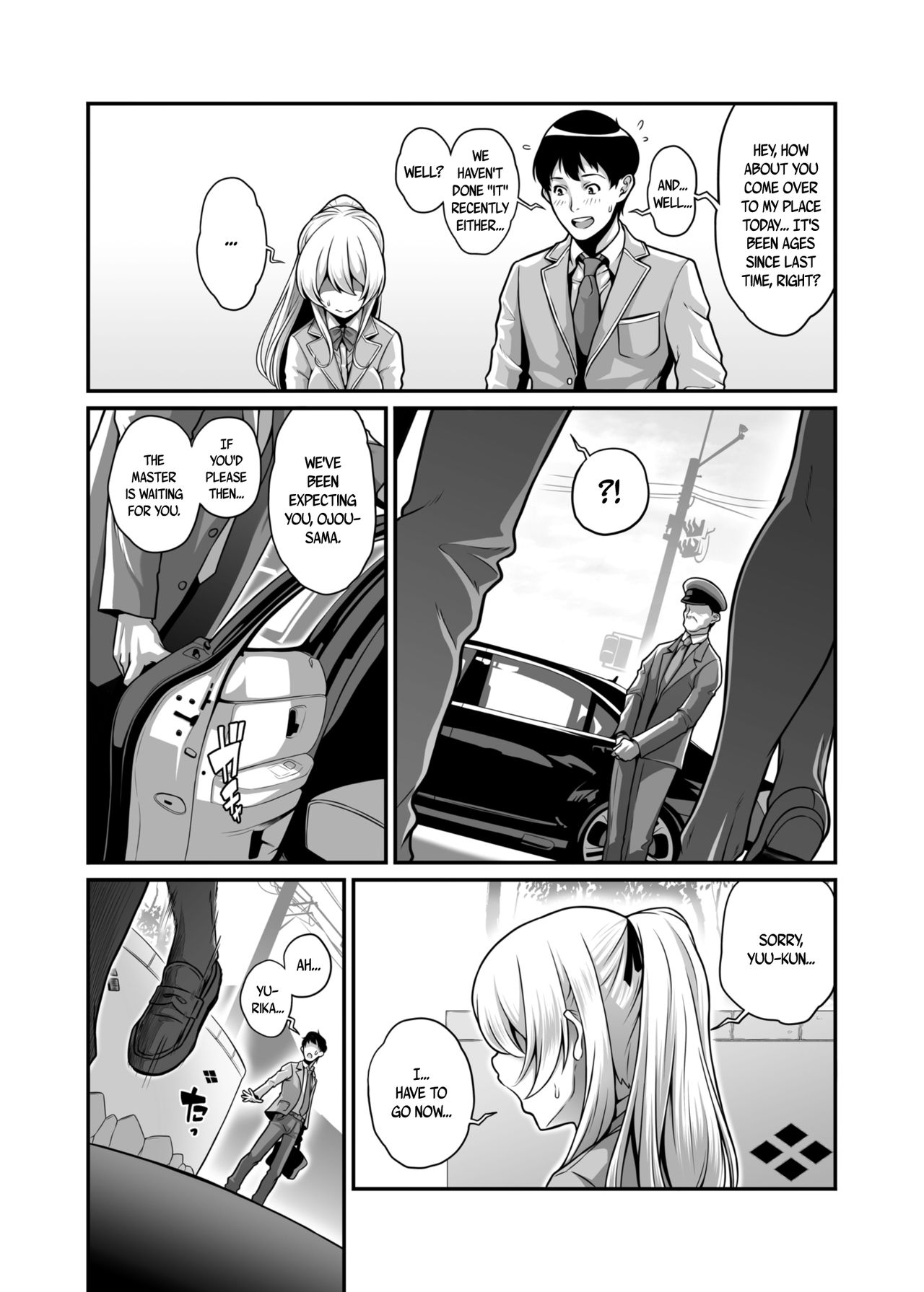 Daraku Reijou Hakoiri Ojou-sama Netorare Choukyou Kiroku | The NTR Diaries of a Sheltered Young Ojou-Sama page 3 full