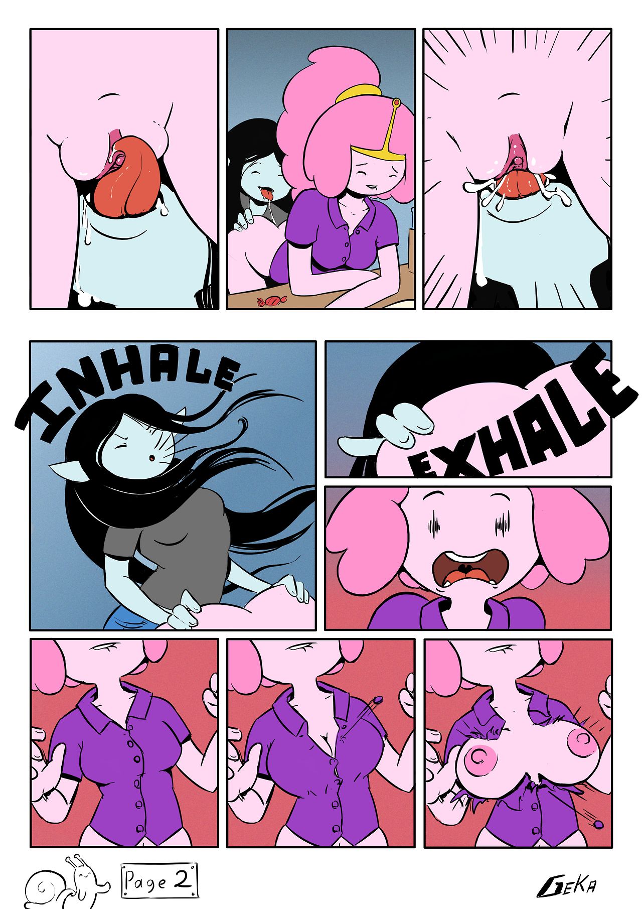 Bubbleline XXX Comic page 2 full