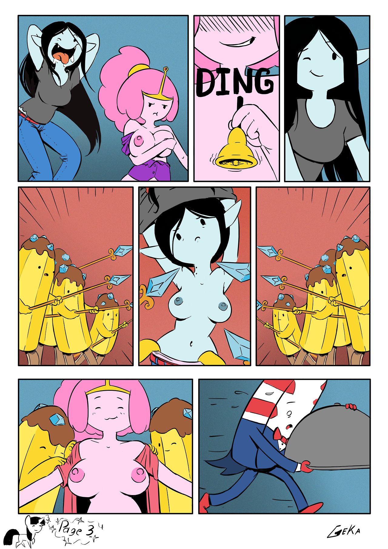 Bubbleline XXX Comic page 3 full