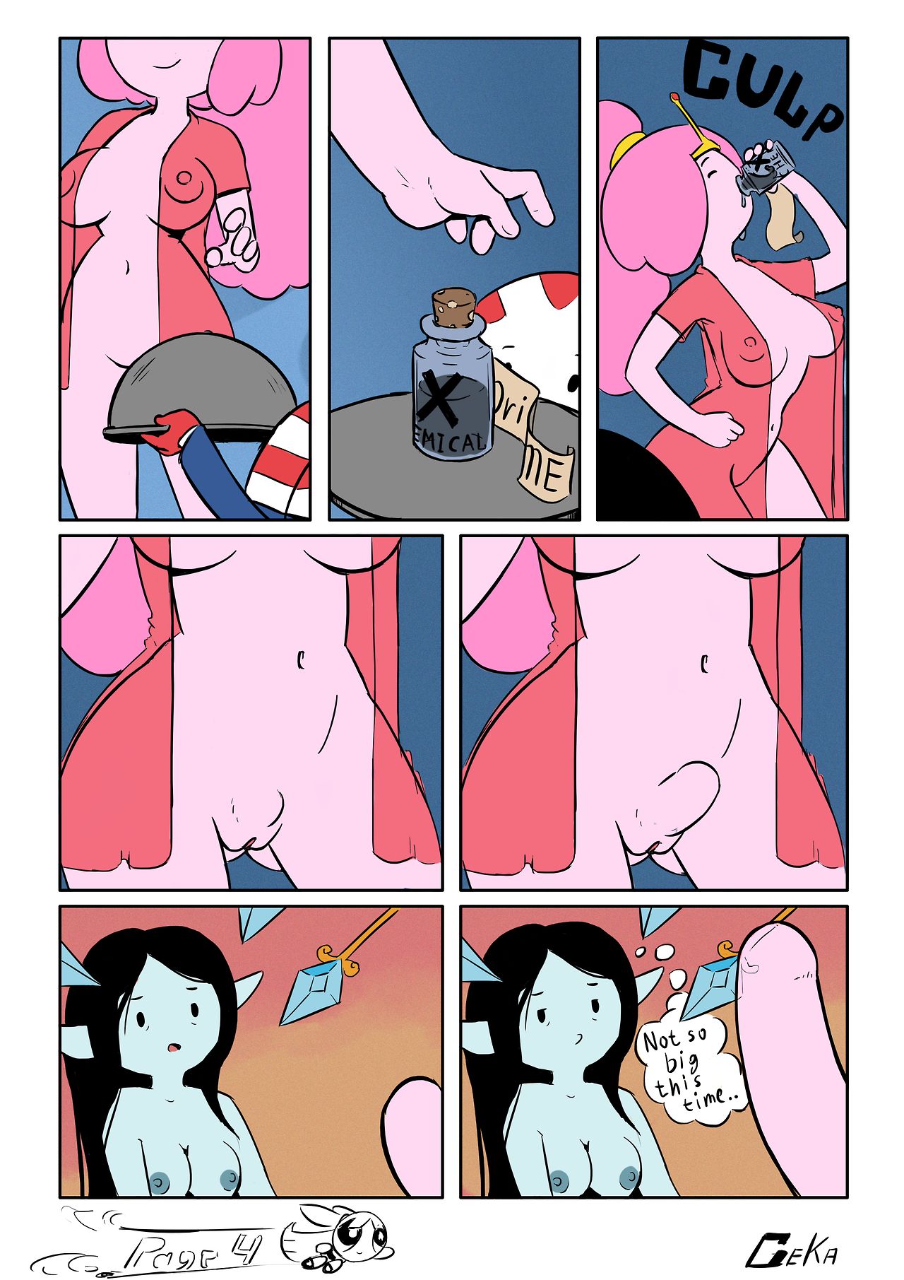 Bubbleline XXX Comic page 4 full