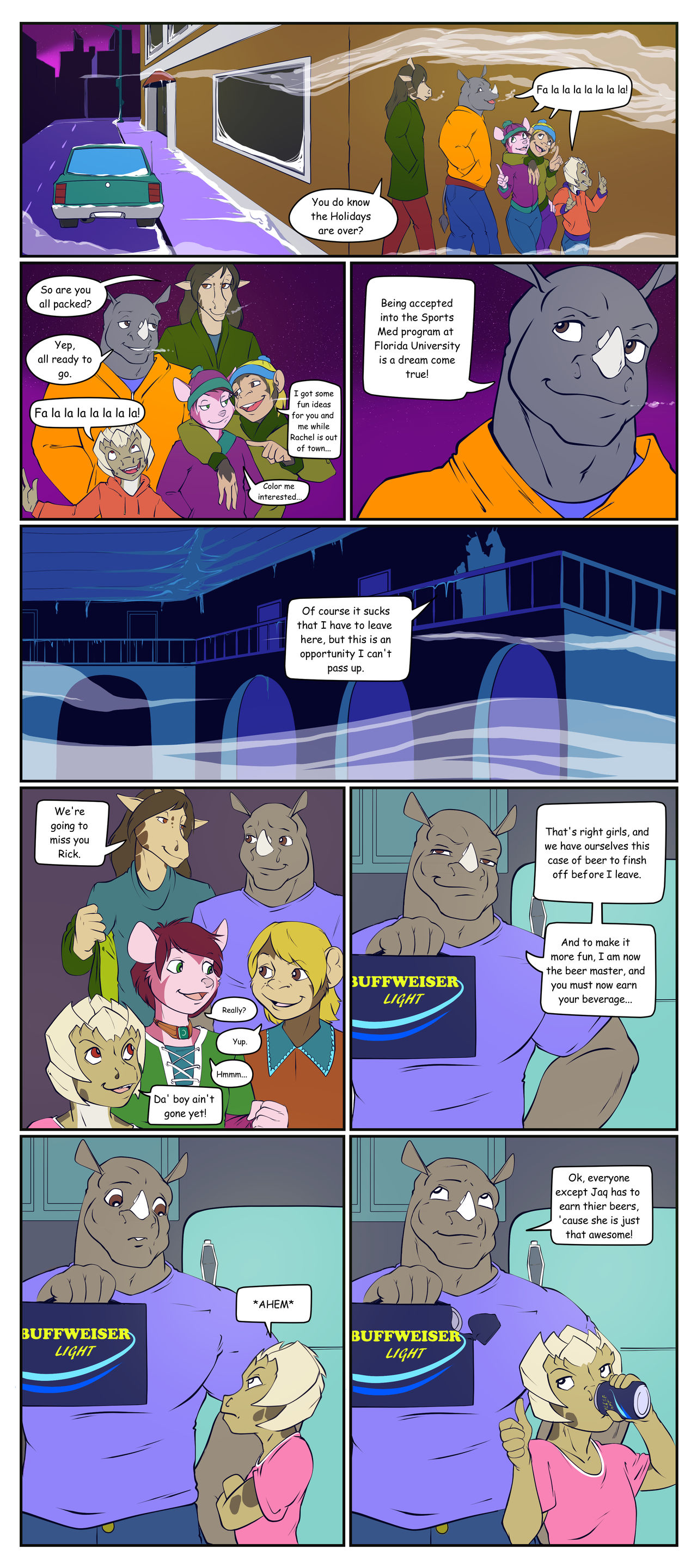 Rick's Goodbye Party page 1 full