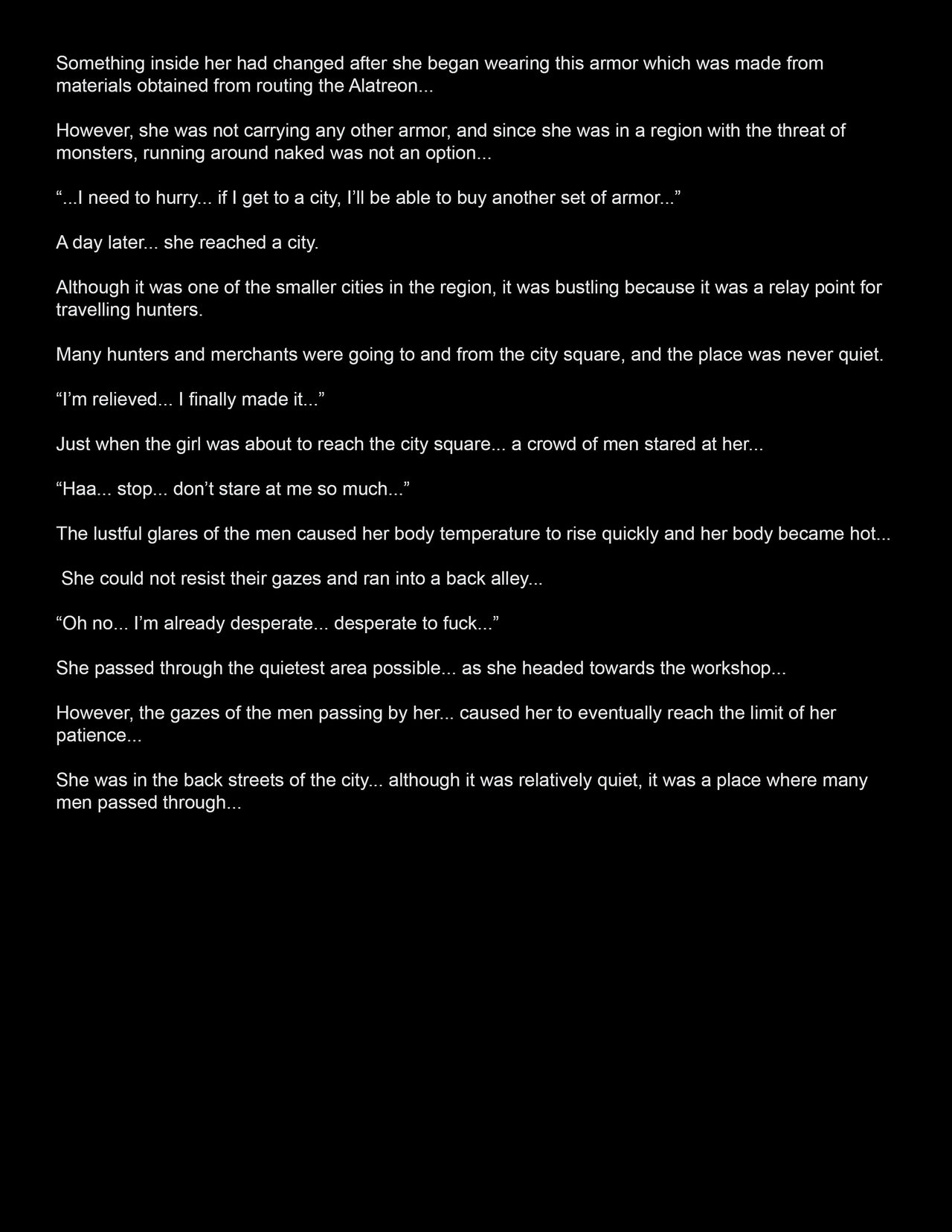 Monster Hunter Ryoujoku Chapter: Escadora Hunter page 7 full
