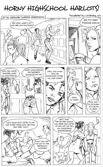 Horny Highschool Harlots cover