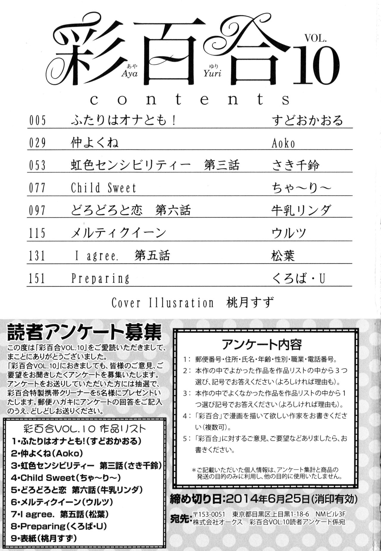 Aya Yuri Vol. 10 page 3 full