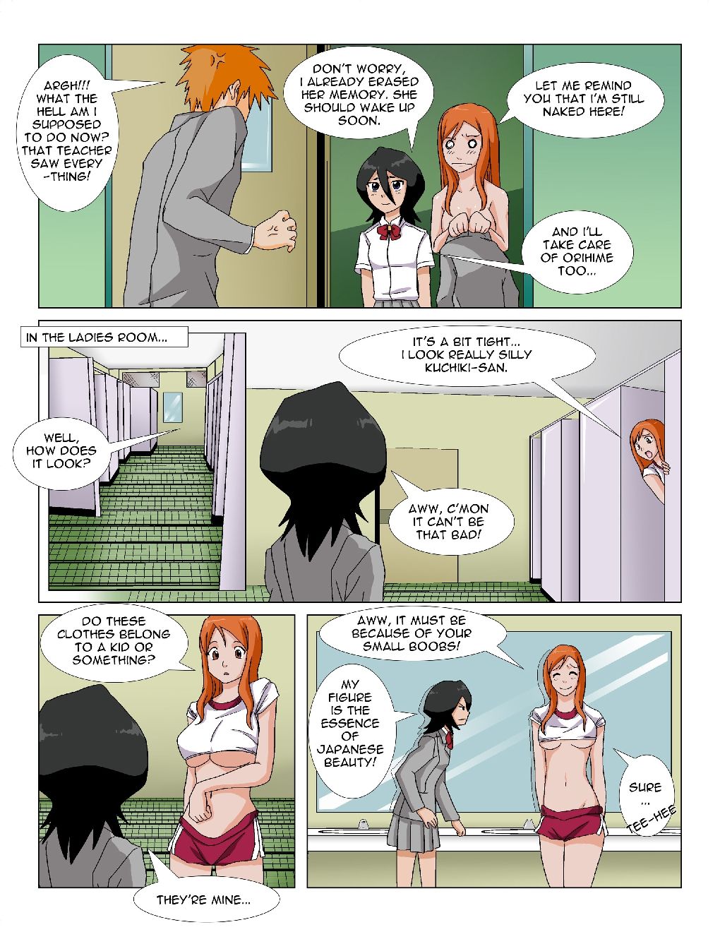 Bleach: triple size panic page 4 full
