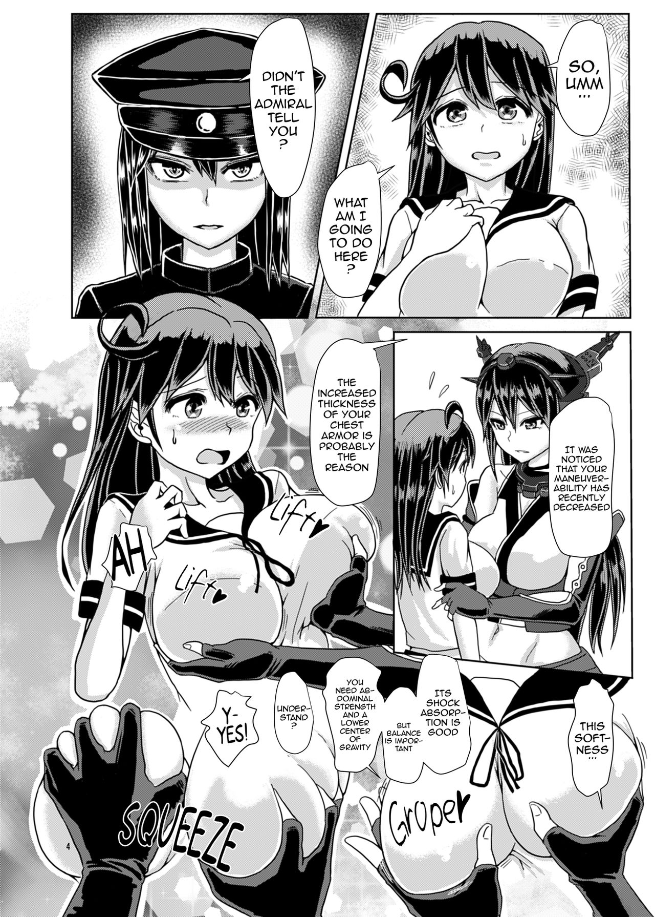 Futanari Ushio no Zenra Kintore -Kantore!! | Futanari Ushio's Naked Training -Kantore! page 3 full