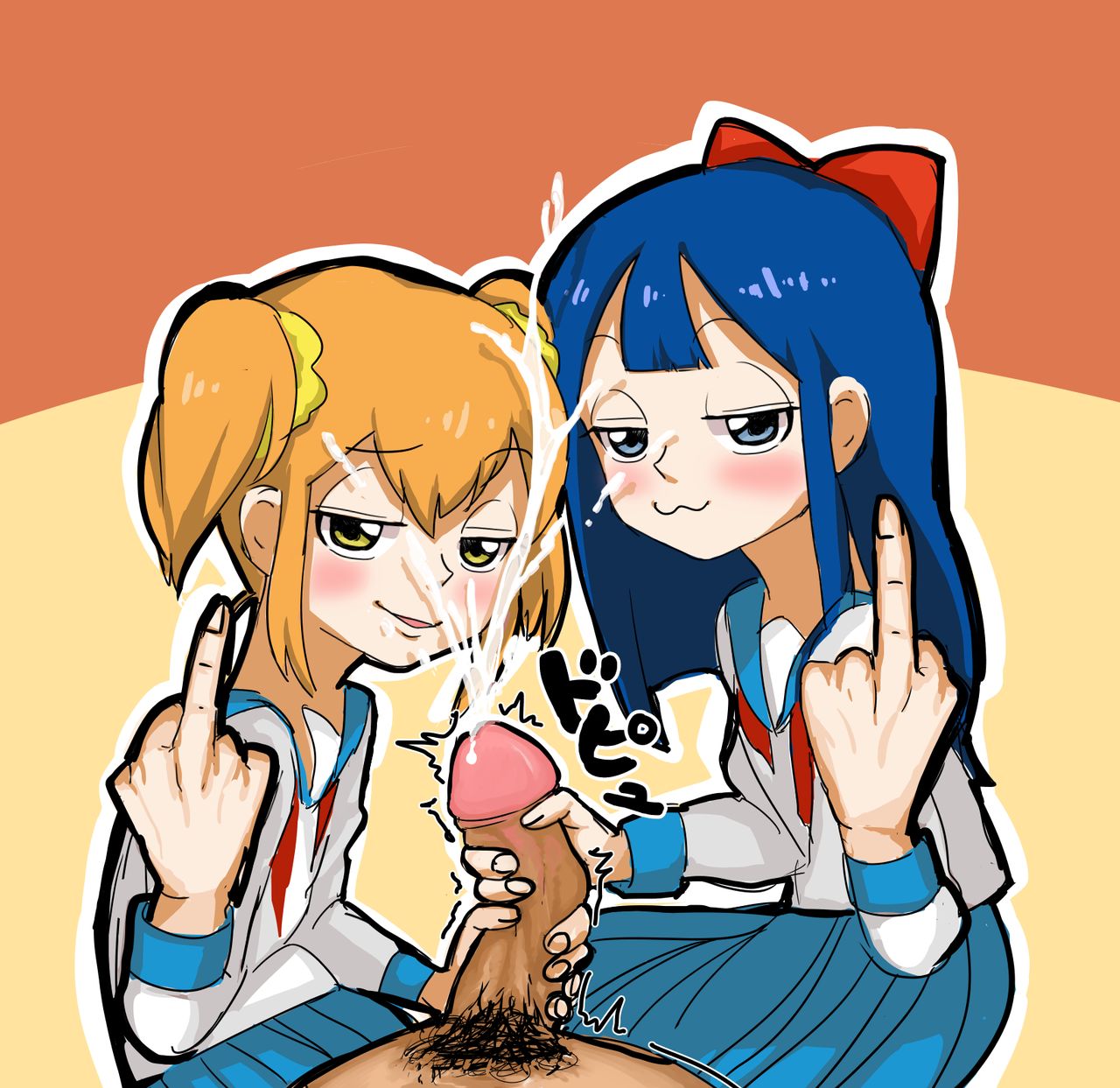 ポプ子とピピ美がご奉仕するぞい♪ page 6 full