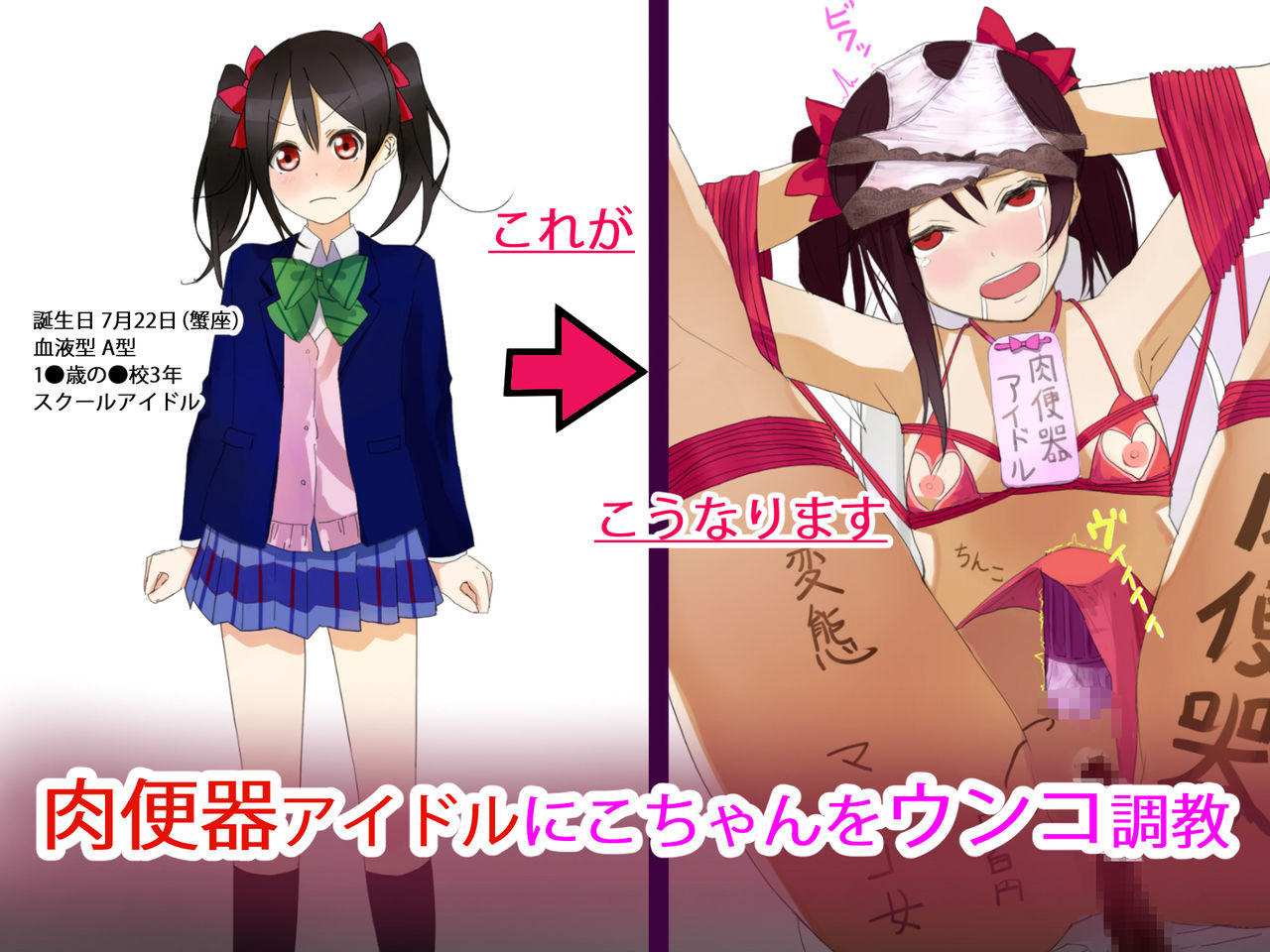 Niku Benki Idol Nico-chan o Unko Choukyou page 1 full