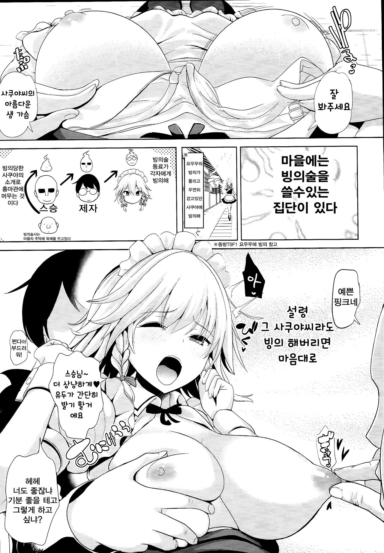 Touhou TSF 3 Sakuya ni Hyoui | 사쿠야에 빙의 page 5 full