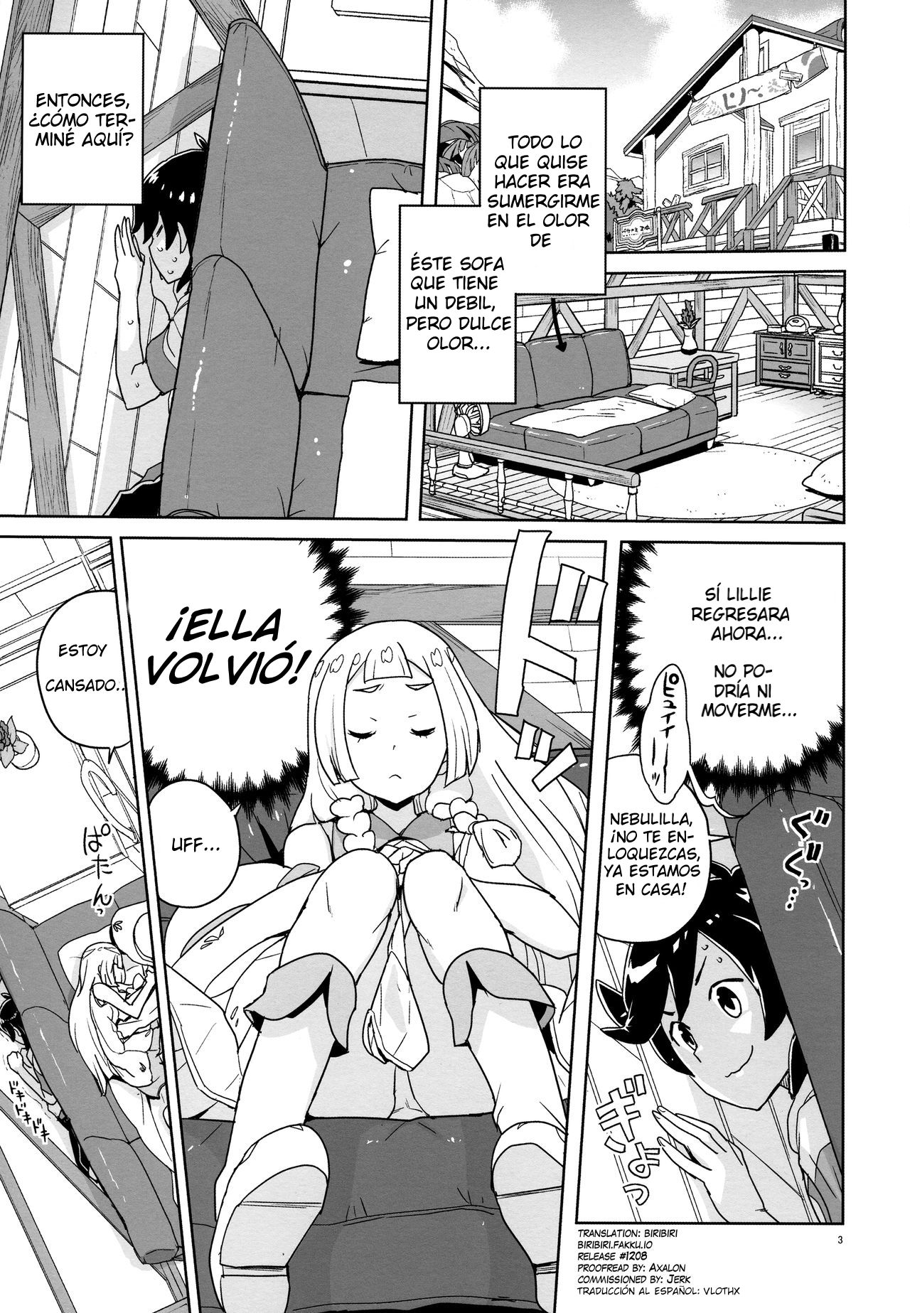 Choushi ni Noruna yo Lillie | No te dejes llevar, Lillie page 2 full