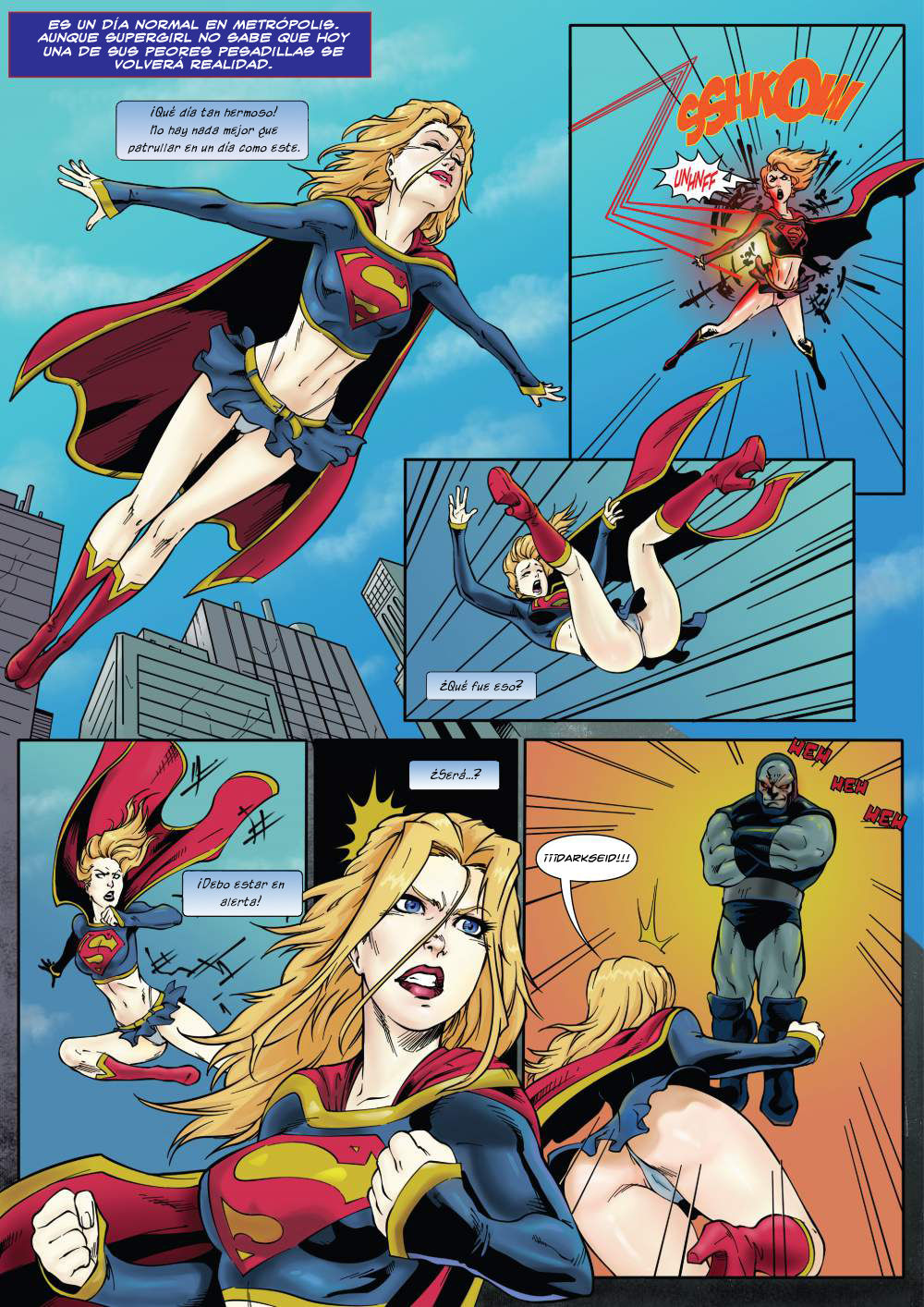 Supergirl's Last Stand page 1 full