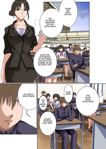Teisou Kannen no Tsuyoi Misoji, Shojo no Jimi na Sensei o Jikan Teishichuu ni Nando mo Okashiteitara Ninshin Shichatta! cover