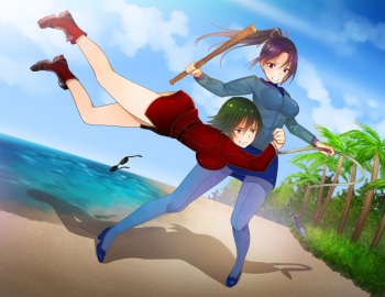 Mikumo v Shigure: Dawn of Ecchi cover