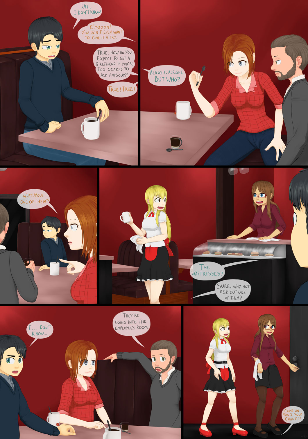 Nerd versus Yuri Love Goddess - True Love page 5 full