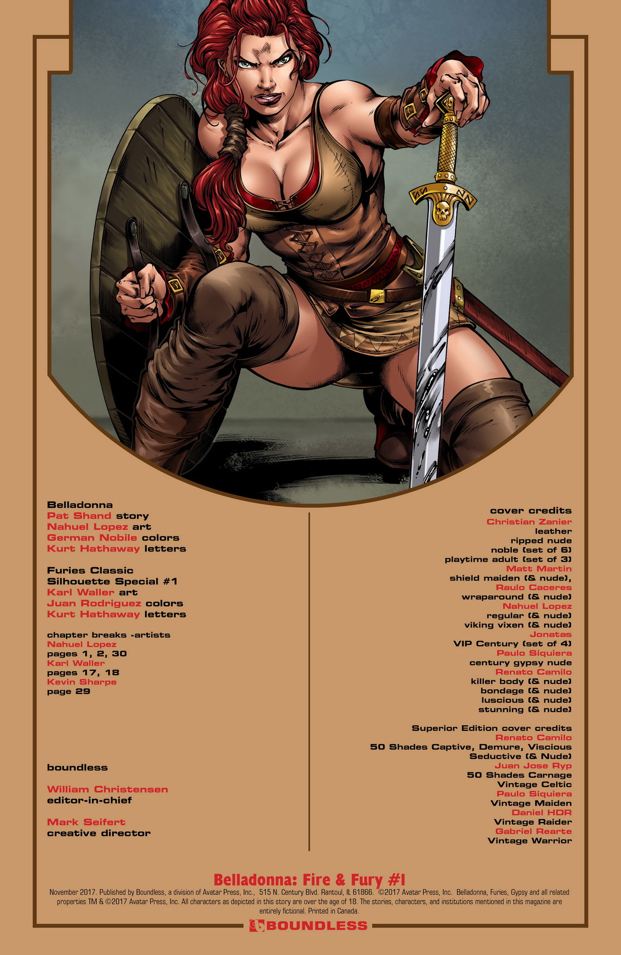 Belladonna - Fire and Fury #1 page 2 full